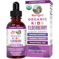 MaryRuth Organics USDA Organic Elderberry Liquid Drops for Kids | Vegan Elderberry Extract Organic Glycerin | Immune Support Supplement | Overall Health | Formulated for Ages 4-13 | 1oz - TrustMedUSA