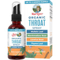 MaryRuth Organics USDA Organic Throat Spray with Mullein Leaf | Marshmallow Root & Licorice Root & Thyme Leaf | 4 Herbal Blend | Non-GMO | Vegan | Gluten Free | 1 Fl Oz | Up to 100 Servings - TrustMedUSA