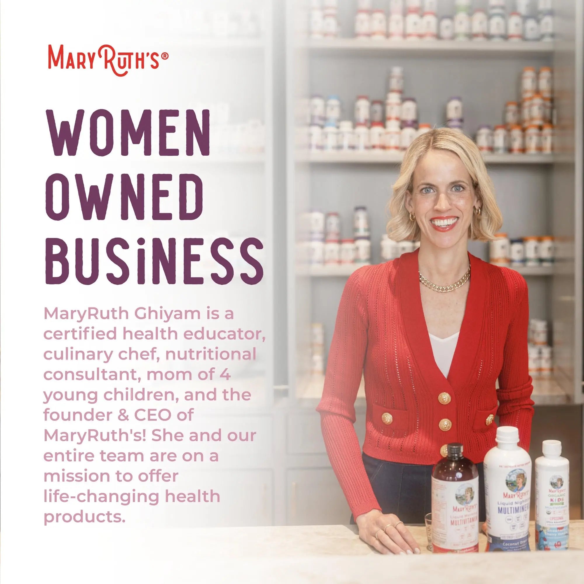 MaryRuth Organics USDA Organic Women's Wellness Liquid Herbal Supplements | Includes Stinging Nettle, Raspberry Leaf, Eleuthero Root, Chaste Tree Berry | Menstrual Support | Non-GMO, Vegan - TrustMedUSA