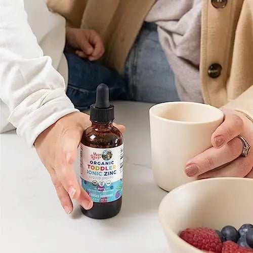 MaryRuth Organics USDA Toddler Liquid Drops | Zinc Sulfate | Immune Support Supplement| Skin Health | Vegan | Formulated for Ages 1-3 | Delicious Berry Flavor | 1 Month Supply | 2 Fl Oz - TrustMedUSA