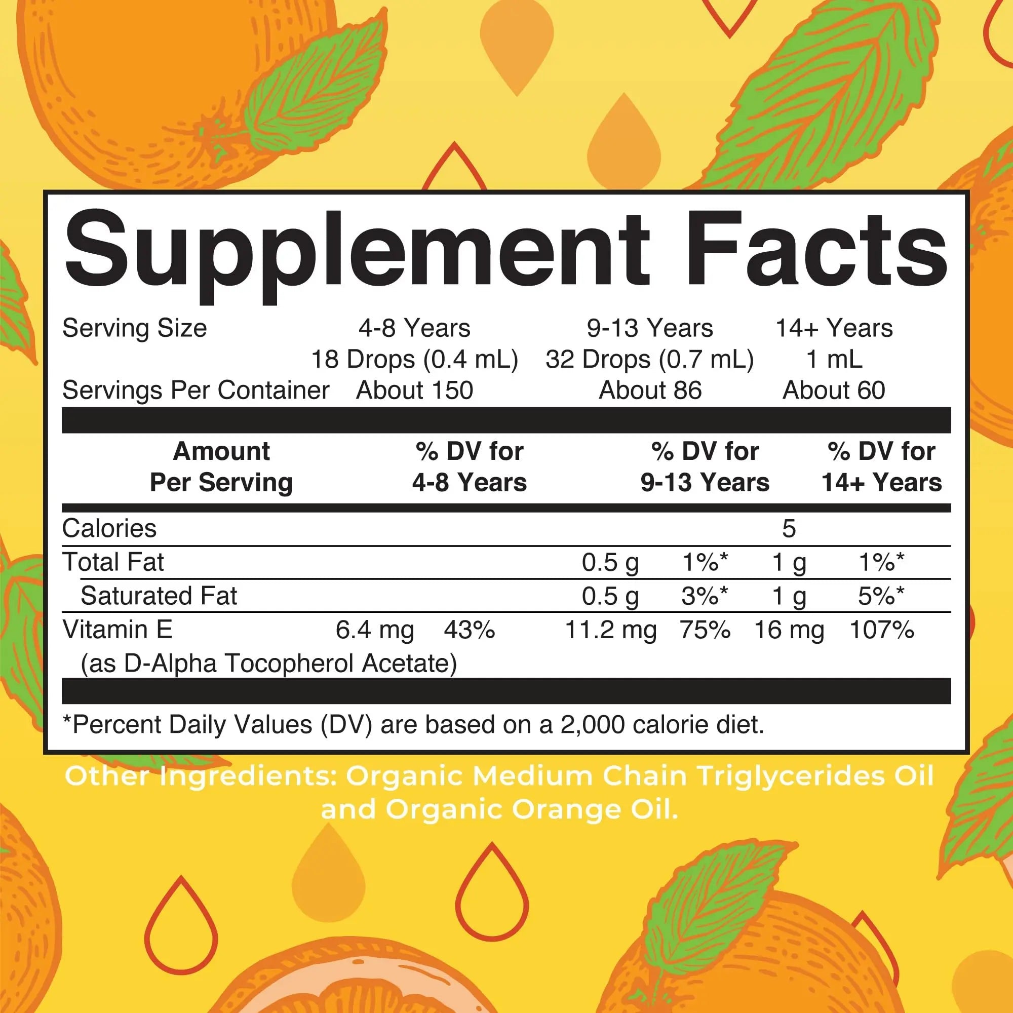 MaryRuth Organics USDA Vitamin E Liquid Drops 2 Month Supply | Bone and Joint Health | Cognitive Health for Adults and Kids | Sugar Free, Vegan, Non-GMO, Gluten Free | 2 Ounces - TrustMedUSA
