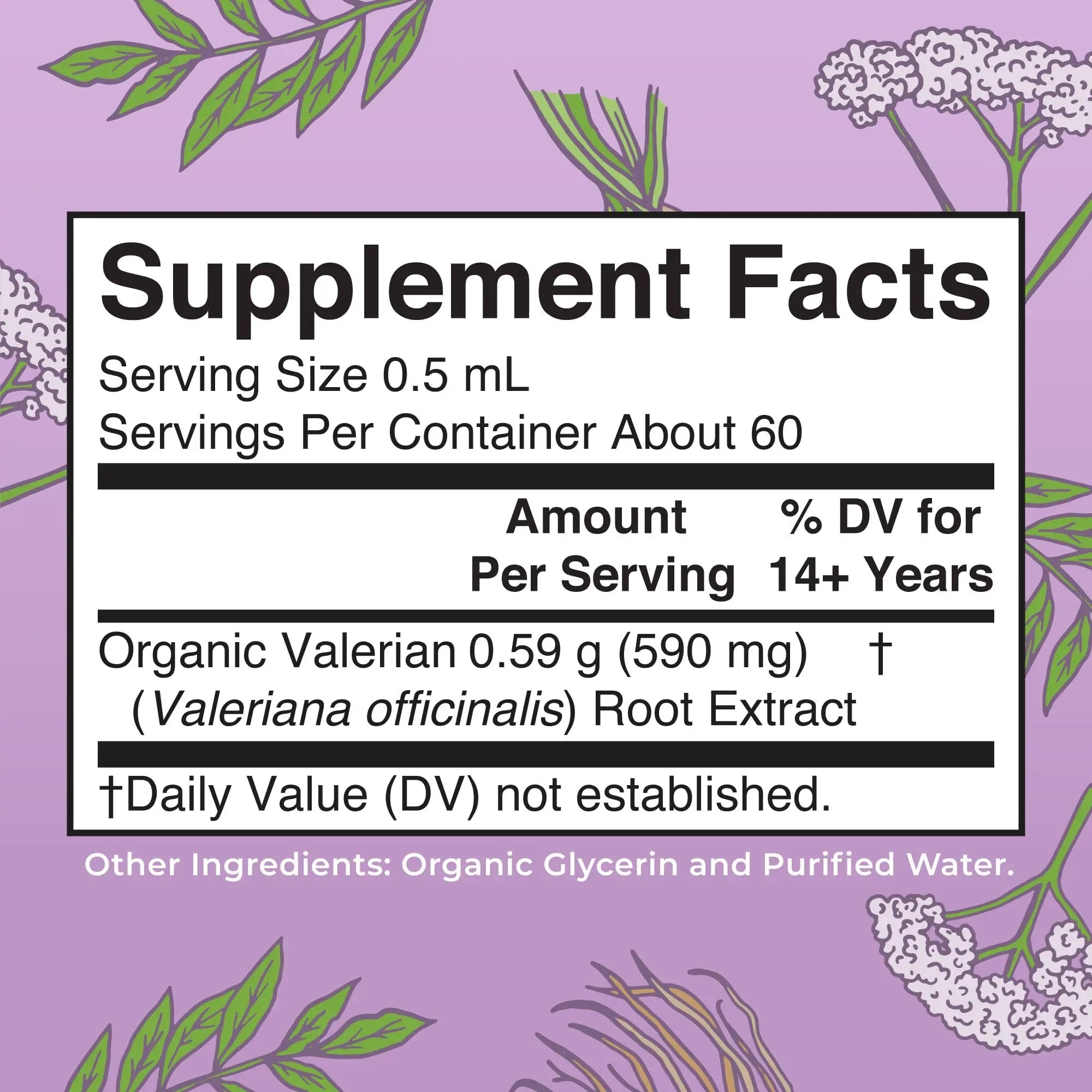 MaryRuth Organics Valerian Root Liquid Drops | 2 Month Supply | Sugar Free | USDA Organic Valerian Root Drops | Support Sleep | Calm and Stress Relief | Vegan | Non-GMO | Gluten Free | 60 Servings - TrustMedUSA