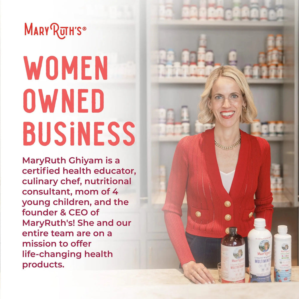 MaryRuth Organics Vitamin B12 Liquid Spray | Vegan, Non-GMO, Gluten-Free | USDA Organic Supplement | Energy & Nervous System Support | B12 Vitamins for Women & Men | 720 mcg | 1 Fl Oz - TrustMedUSA