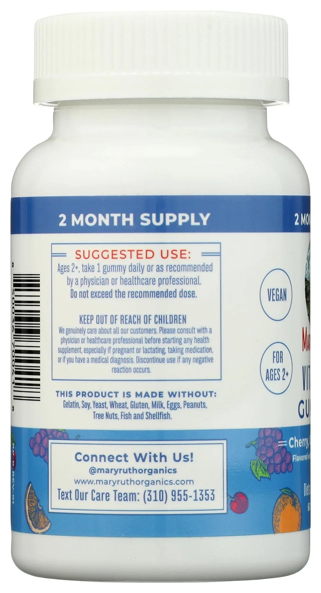 MaryRuth Organics Vitamin C Gummies | Supplement for Immune Support & Overall Health | Immune Support Supplement | Vitamin C for Adults & Kids | Vegan | Non-GMO | 60 Servings - TrustMedUSA