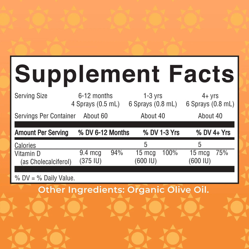 MaryRuth Organics Vitamin D USDA Organic | VIT D3 Liquid | Sugar Free | Liquid VIT D Spray Immune Support for Adults & Kids | Bone Health| Vegan | Gluten Free | Non-GMO | 30 Servings - TrustMedUSA