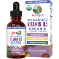 MaryRuth Organics Vitamin D3 Liquid Drops | Megadose 4000 IU | USDA Organic Liquid Vitamin D Spray for Adults & Kids | Immune Support & Bone Health | Vegan | Gluten Free | Non-GMO | 30 Servings - TrustMedUSA