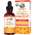 MaryRuth Organics Vitamin D3 | Vitamin K2 | Vitamin D3 K2 Drops | K2 D3 Vitamin Liquid Supplement for Toddlers | Kids Supplement for Calcium Absorption Strong Bones | Vegan | Gluten Free | 1 Fl Oz - TrustMedUSA