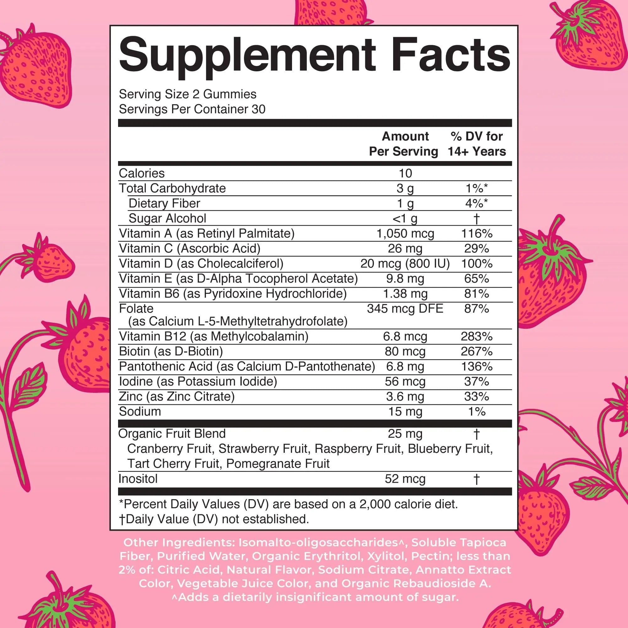 MaryRuth Organics Women's Immune Support Multivitamin Gummies | Ages 14+ | Skin Health | Gummy Vitamins for Women | Sugar-Free | Vegan | Non-GMO | 60 Count - TrustMedUSA