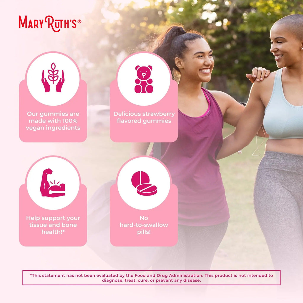 MaryRuth Organics Women's Immune Support Multivitamin Gummies | Ages 14+ | Skin Health | Gummy Vitamins for Women | Sugar-Free | Vegan | Non-GMO | 60 Count - TrustMedUSA