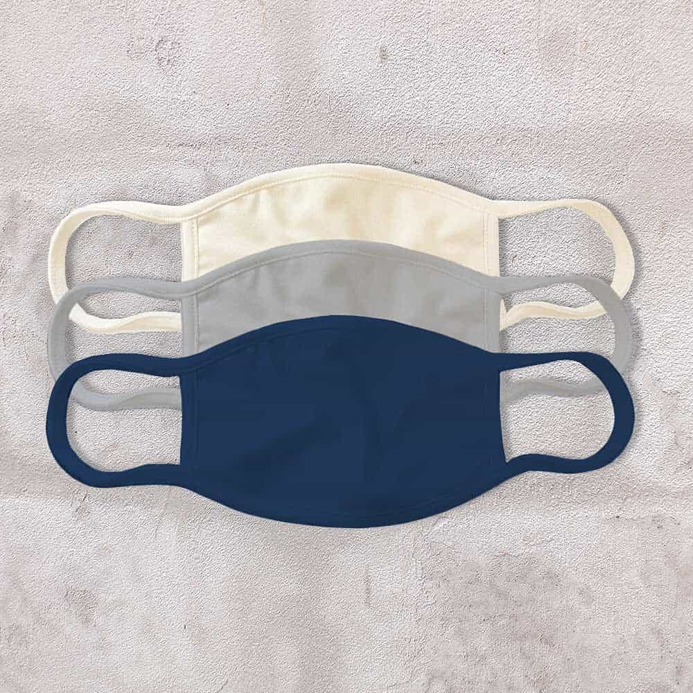 MaryRuth's Face Masks Made with 100% Organic Cotton | Soft and Secure 3-Layer Protection | Breathable Comfortable and Reusable Face Masks | One Size Fits Most | 3 Pack - TrustMedUSA