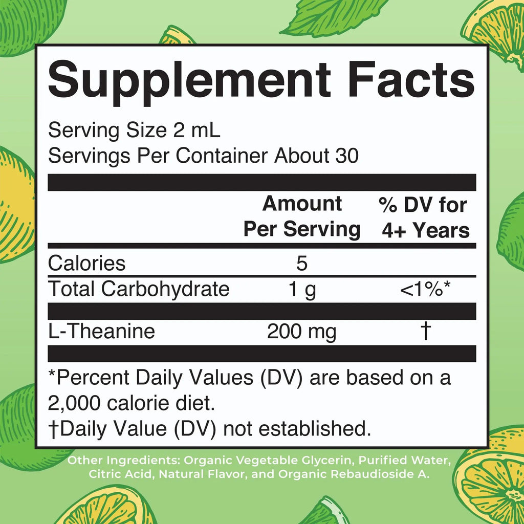 MaryRuth's L Theanine 200mg Liquid Drops | Mood Support for Adults & Kids | Focus Supplement | Natural Sleep Support | Vegan - TrustMedUSA