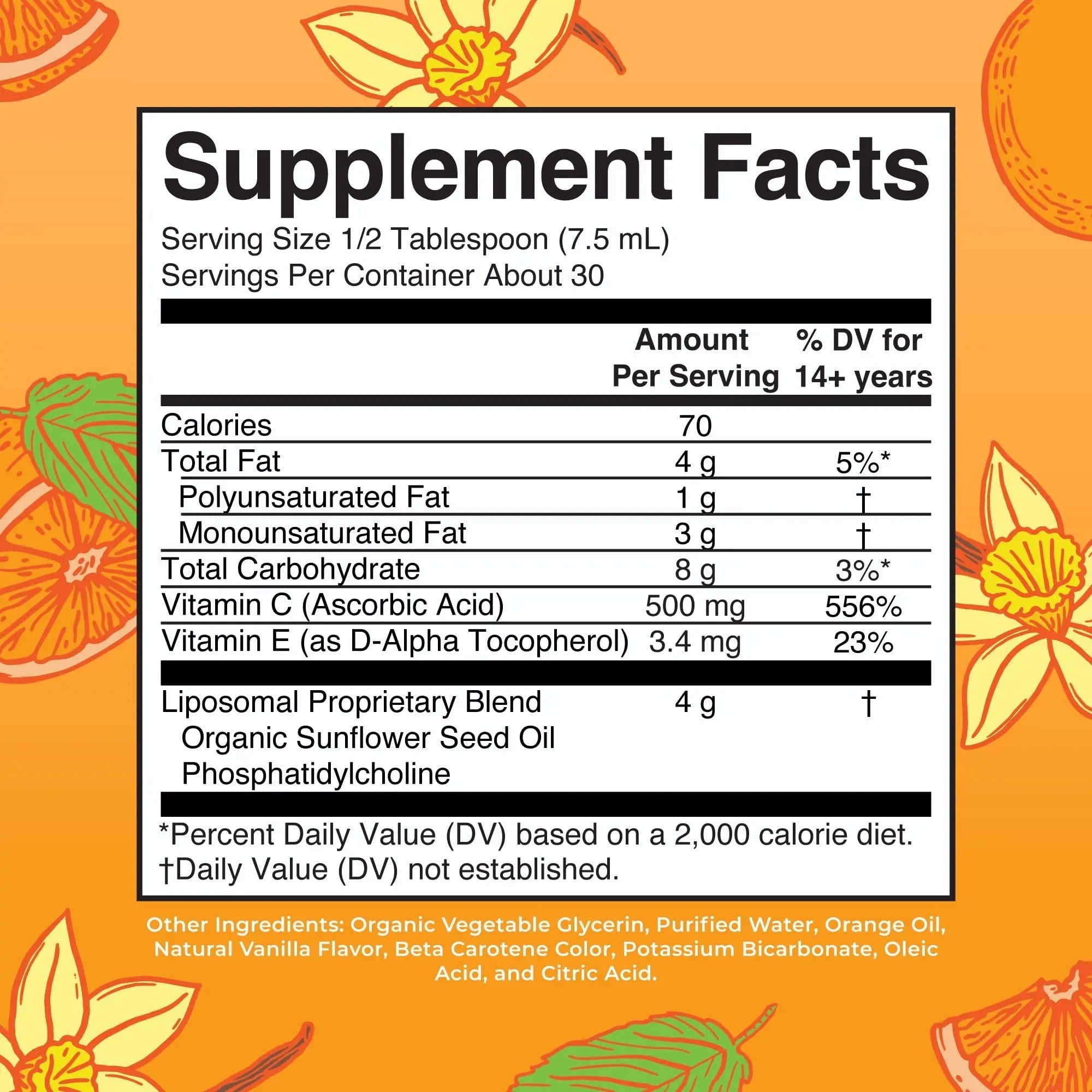 MaryRuth's Megadose Liquid Vitamin C Liposomal | 500 mg Per Serving | Ultra Absorption | Immunity | Antioxidant Support | Collagen Formation | Vegan | Gluten Free | Sugar Free | 7.6 Oz | 30 Servings - TrustMedUSA