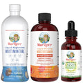 MaryRuth's Morning Multivitamin +Hair Growth (Peach Mango, 15oz), Nighttime Multimineral (Coconut, 15oz) & Probiotic Drops (2oz) | - TrustMedUSA