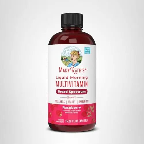 MARYRUTH'S Multivitamin for Women, Men & Kids | Liquid Morning Multivitamin | Vitamin A C D E B6 B12 Biotin Zinc - TrustMedUSA