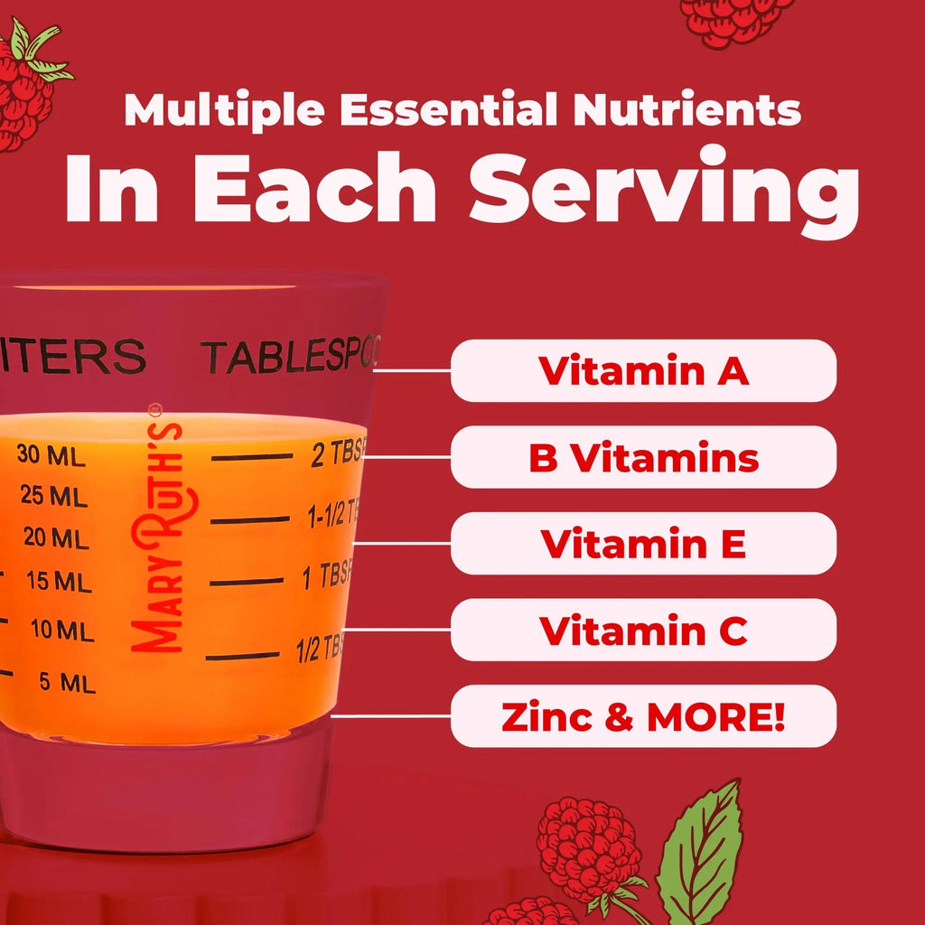 MARYRUTH'S Multivitamin for Women, Men & Kids | Liquid Morning Multivitamin | Vitamin A C D E B6 B12 Biotin Zinc - TrustMedUSA