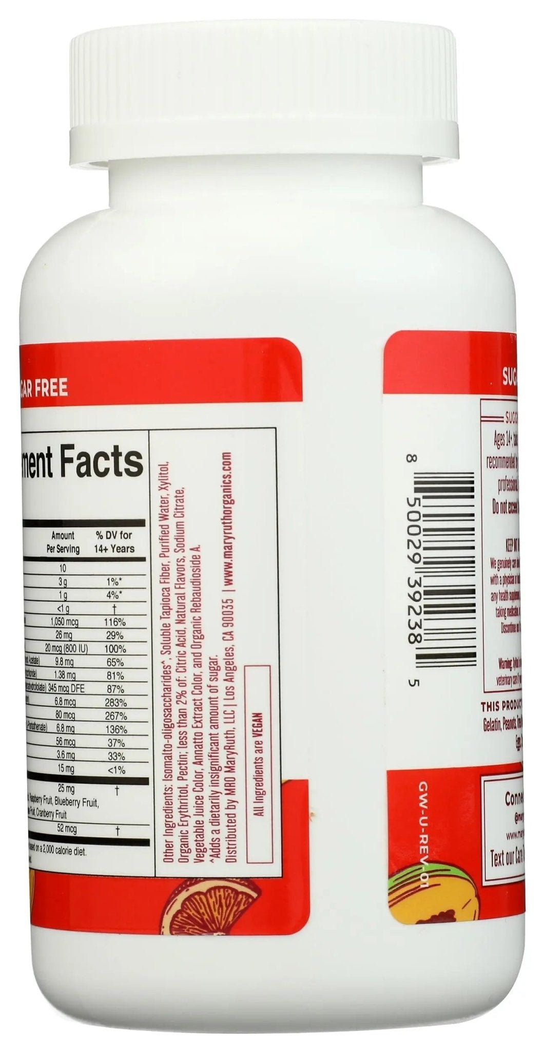 MaryRuth's Multivitamin Gummies for Men | Vitamin A, C, D, E, B6, B12, Biotin, Zinc | Energy Metabolism | Immunity | Bone Health | Cellular Health | Vegan | Non-GMO | Gluten & Sugar Free | 60 Count - TrustMedUSA