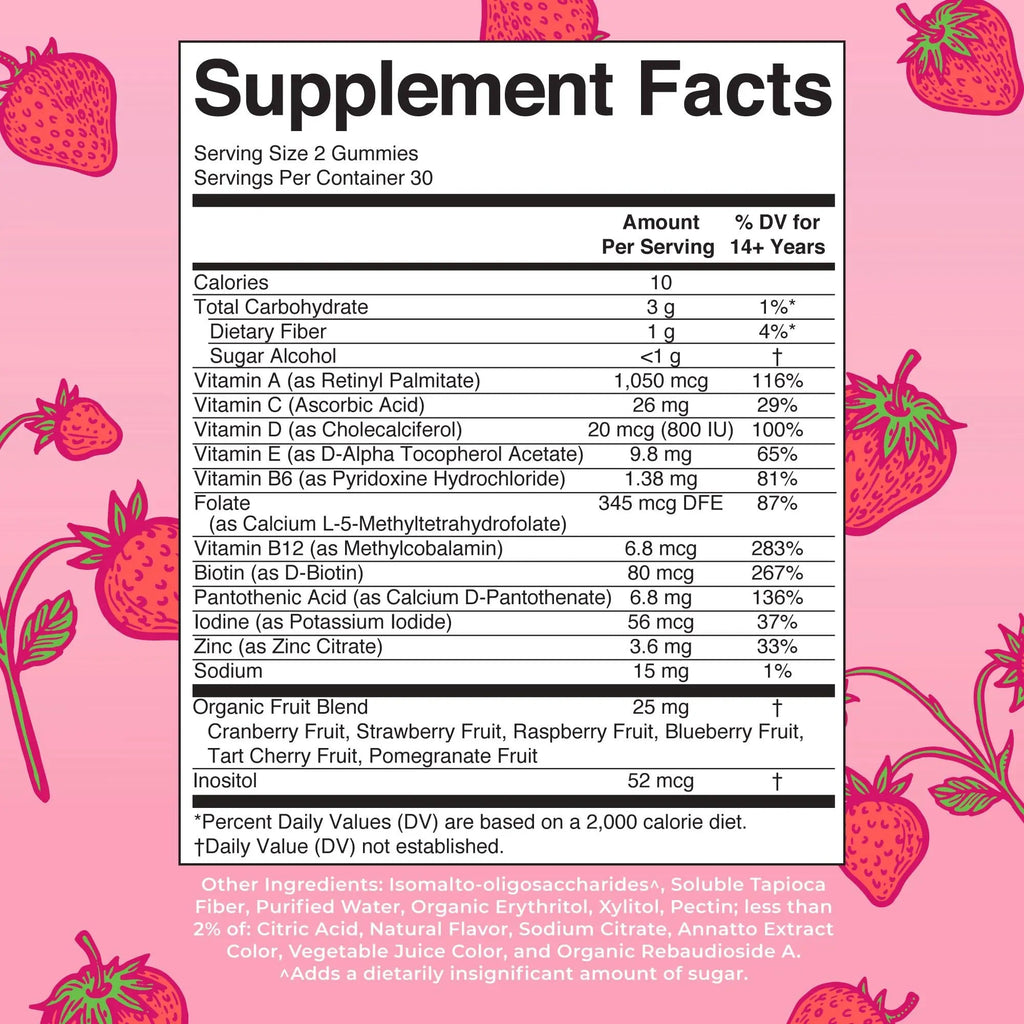 MaryRuth's Multivitamin Gummies for Women (Strawberry) & Liquid Nighttime Multimineral (Pineapple) | Clean Label Project Verified - TrustMedUSA