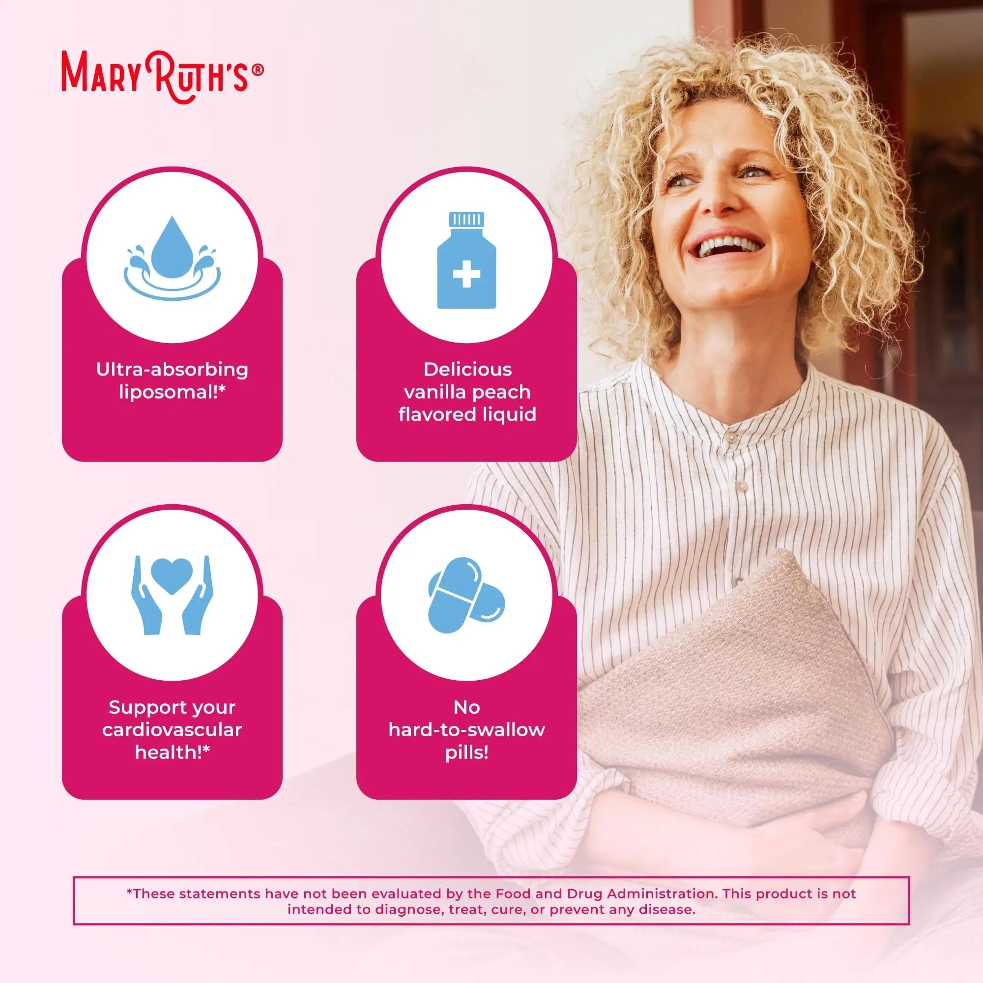 MaryRuth’s Multivitamin Liposomal for Women 40+ | Womens Multivitamin Liposomal | Immune Support Supplement | Menopause Supplement | Methylated Multivitamin | Vegan | Sugar Free | Non-GMO |15.22 Fl Oz - TrustMedUSA