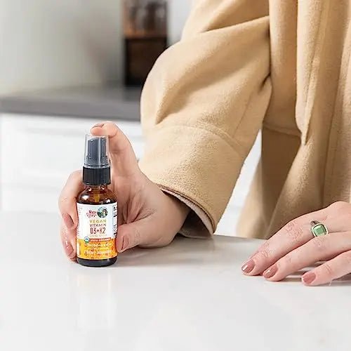 MaryRuth's Organic D3 + K2 Spray for Adults & Kids for Bone Health | Vitamin D3 as Cholecalciferol | Vitamin K2 | Immunity | Mineral Absorption | Heart Health | Vegan | Non-GMO | Gluten Free | 1 Fl Oz - TrustMedUSA