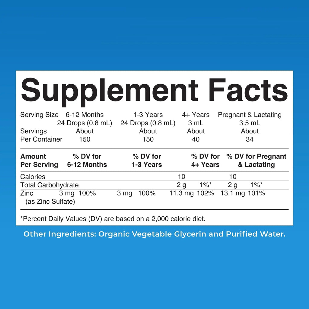 MaryRuth's Organic Liquid Zinc Supplement for Kids & Adults | Immune Support | Skin Health | Antioxidant | Cellular Metabolism | Zinc Sulfate - TrustMedUSA