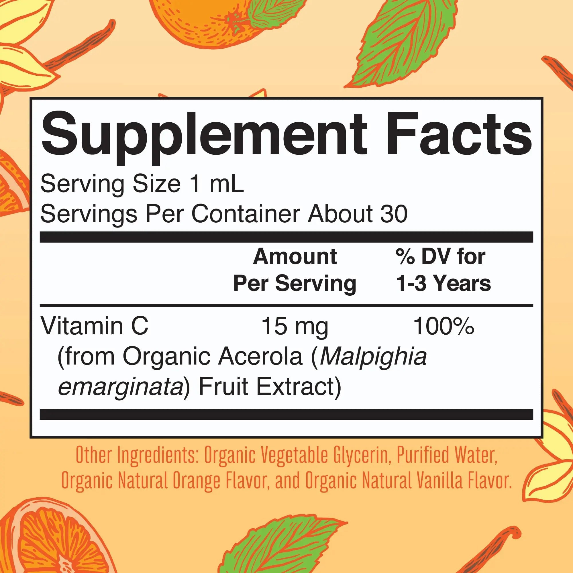 MARYRUTH'S Organic Toddler Vitamin C Drops for Immunity | Ages 1-3 Years | 15 mg Per Serving | Vitamin C for Immune Support & Overall Health | Vegan | Sugar Free - TrustMedUSA
