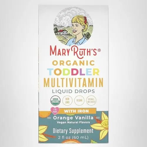 MARYRUTH'S Organic Toddler Vitamin C Drops for Immunity | Ages 1-3 Years | 15 mg Per Serving | Vitamin C for Immune Support & Overall Health | Vegan | Sugar Free - TrustMedUSA