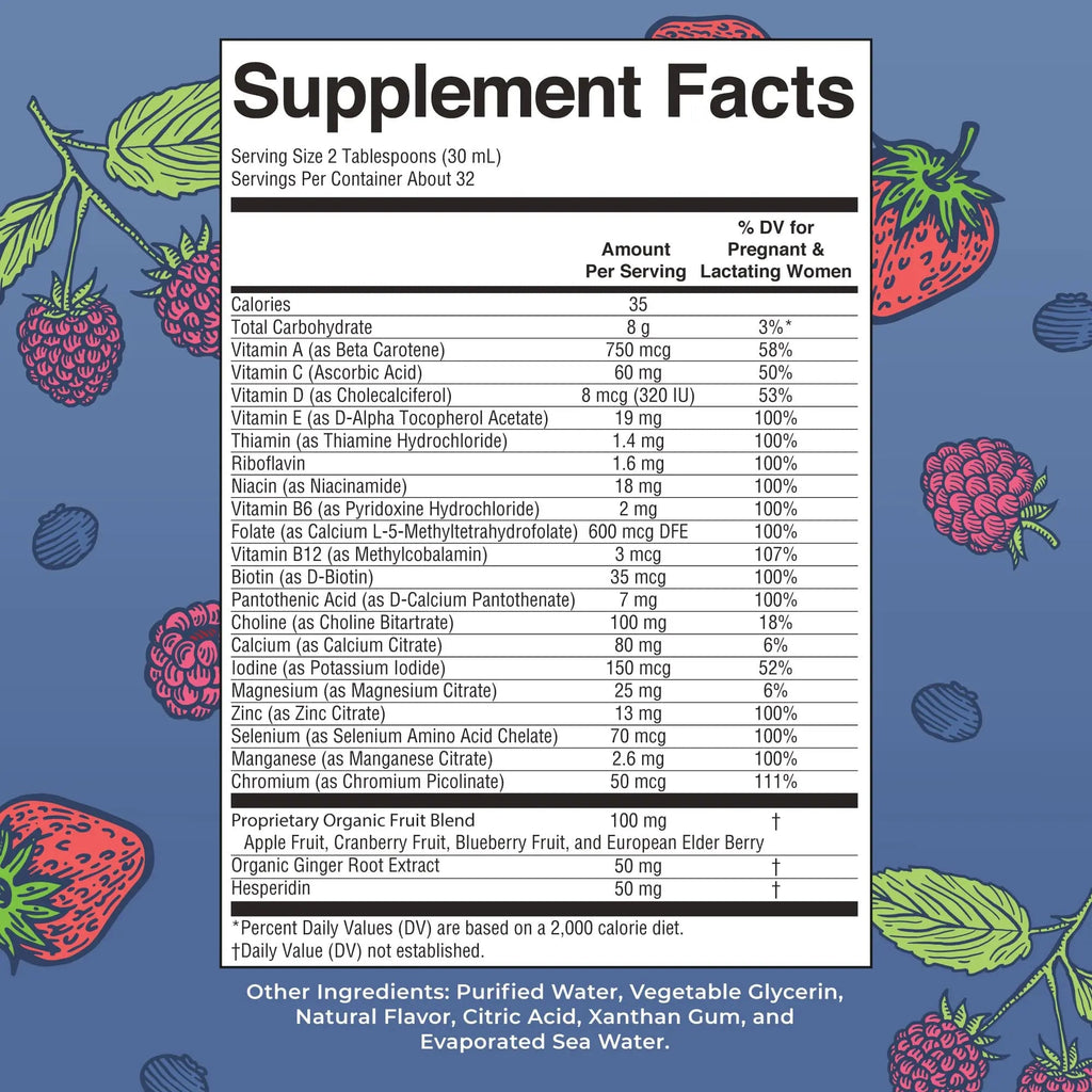 MARYRUTH'S Postnatal & Prenatal Vitamins for Women | Sugar Free | Selenium | Folate | Vegan | Non-GMO | Gluten Free | 32oz - TrustMedUSA