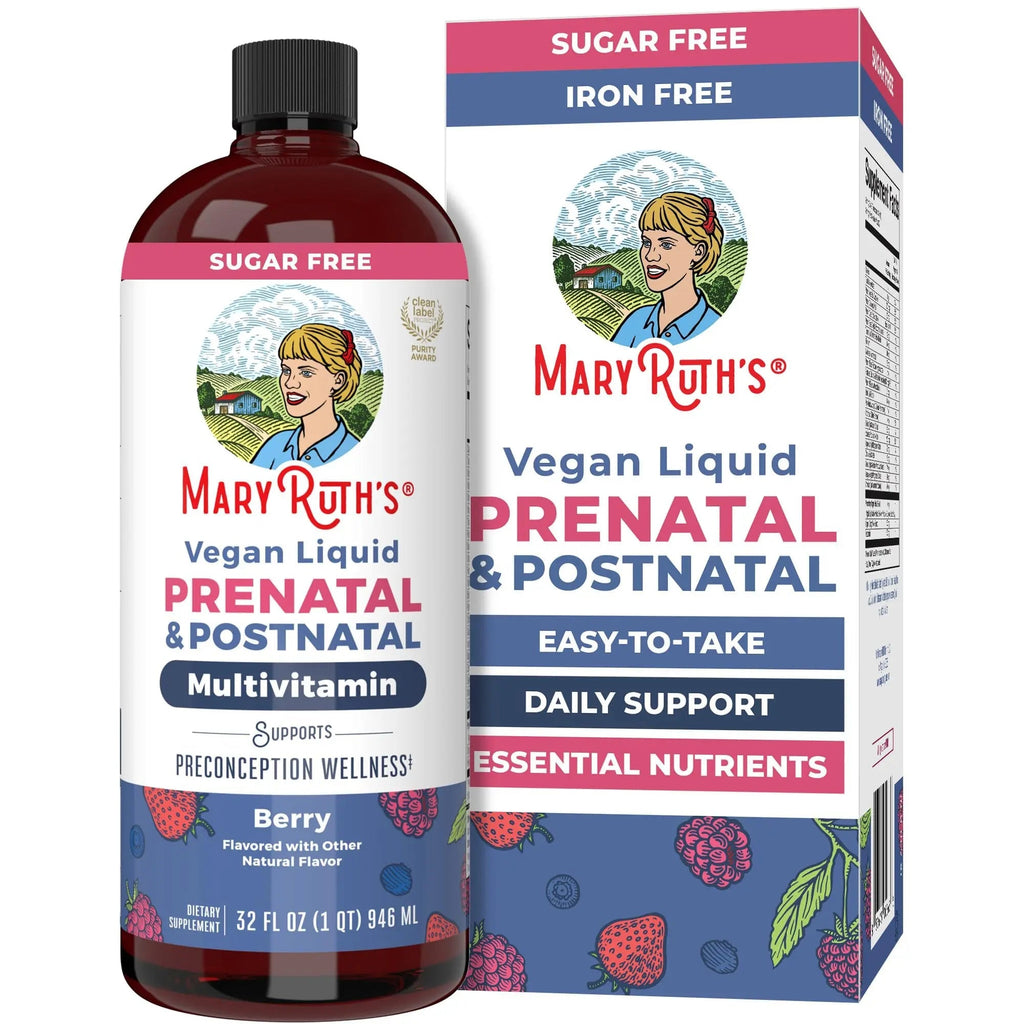 MARYRUTH'S Postnatal & Prenatal Vitamins for Women | Sugar Free | Selenium | Folate | Vegan | Non-GMO | Gluten Free | 32oz - TrustMedUSA