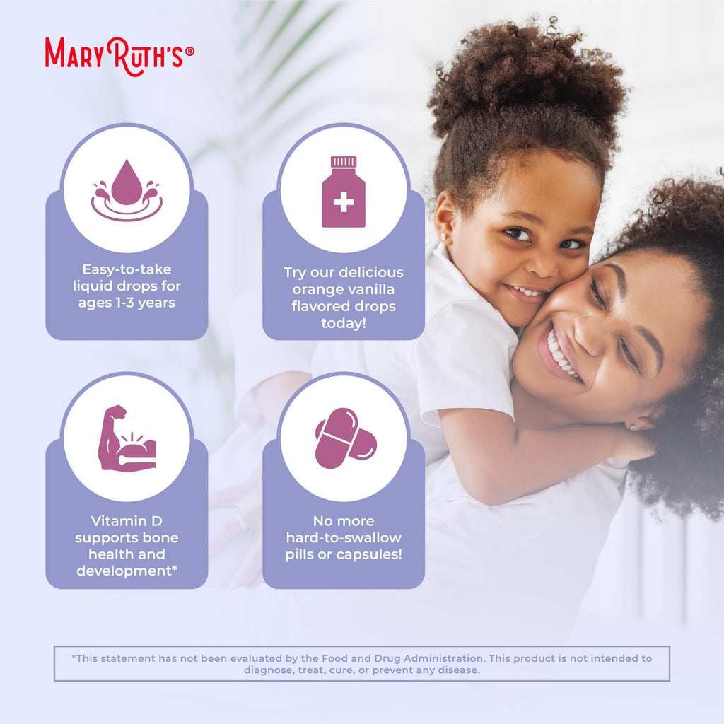 MaryRuth's Toddler Multivitamin | Vitamin A C D E B6 B12 Zinc | Healthy Growth Support | Immunity | Bone Health | Cognitive Function | Organic | Sugar Free | Vegan | Non-GMO | 2 Fl Oz | 30 Day Supply - TrustMedUSA