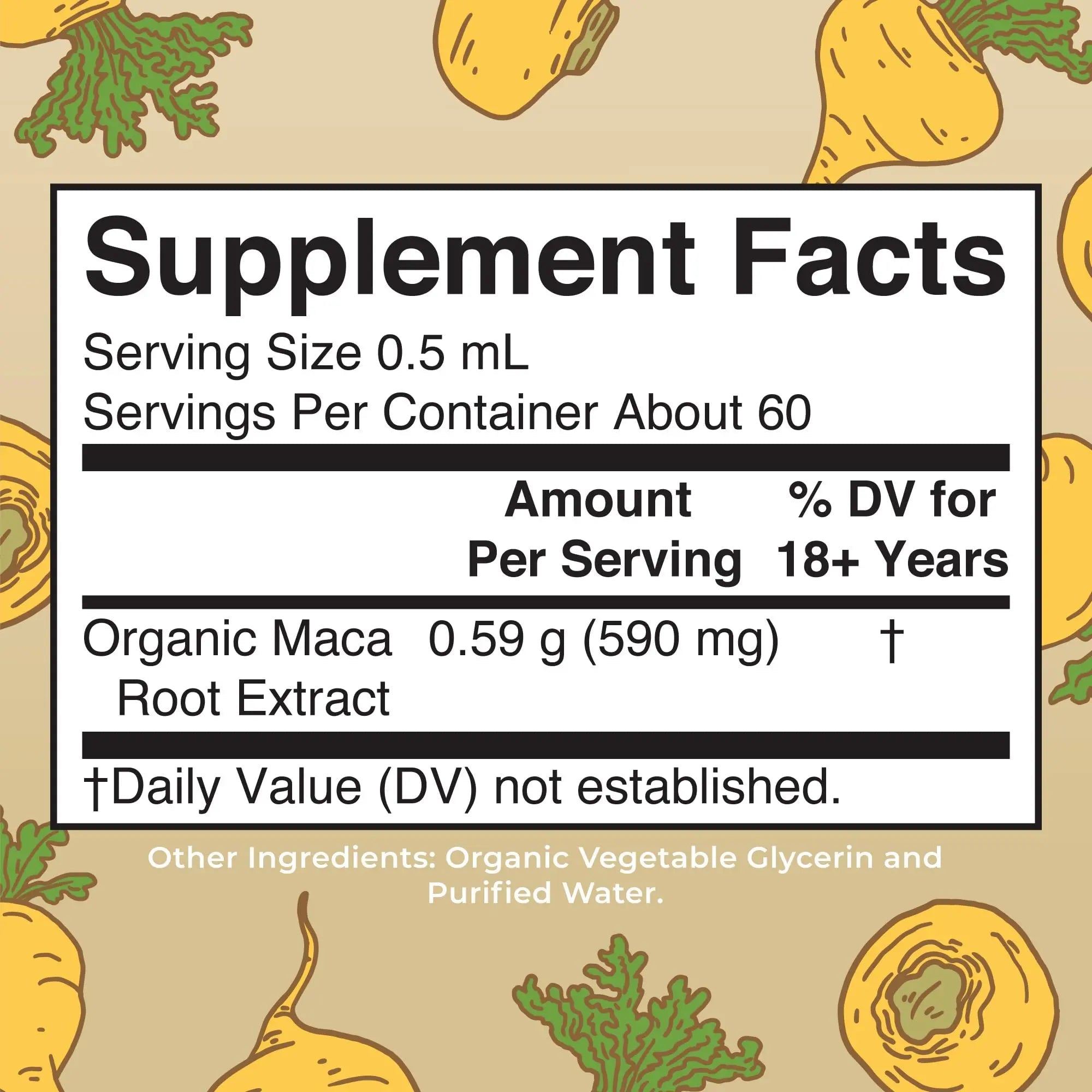 MaryRuth’s USDA Organic Maca Root Liquid Drops | Vegan | Non-GMO | Gluten Free | Alcohol Free | 1 Fl Oz - TrustMedUSA