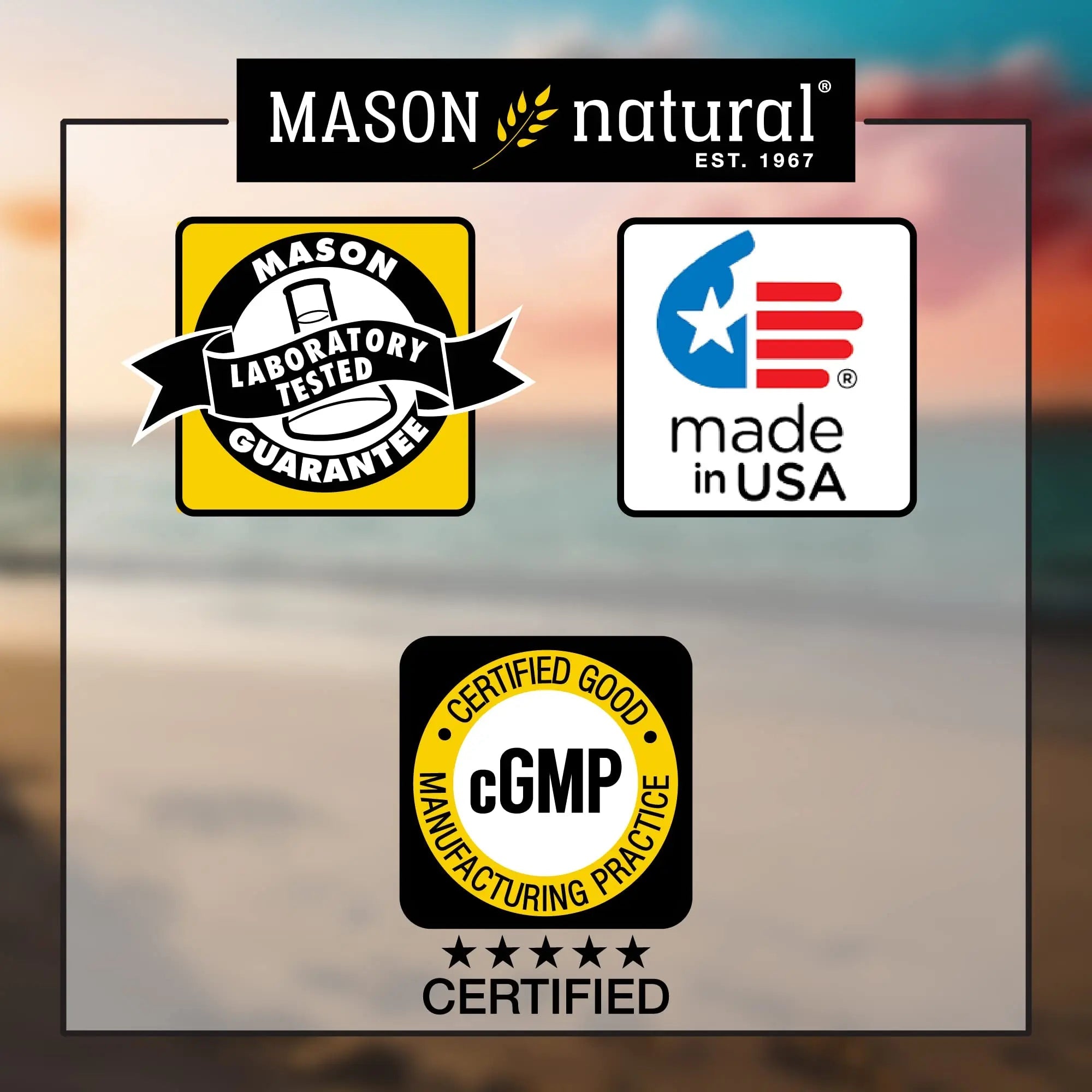 MASON NATURAL, Mens Daily Formula Equivalent to One a Day Mens Brand Tablets - 100 ea - TrustMedUSA