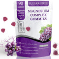 MATOP Magnesium Complex for Women Gummies - 8 in 1 Triple Magnesium Complex (Glycinate, Malate, Citrate) with L-Theanine, Ashwagandha, Vitamin D3, B6 & Zinc - Stress, Calm & Focus - 90 Vegan Gummies - TrustMedUSA