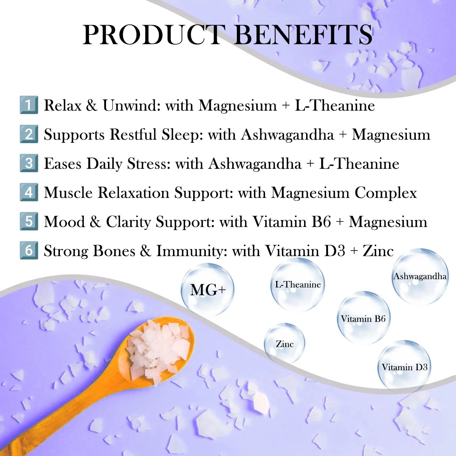 MATOP Magnesium Complex for Women Gummies - 8 in 1 Triple Magnesium Complex (Glycinate, Malate, Citrate) with L-Theanine, Ashwagandha, Vitamin D3, B6 & Zinc - Stress, Calm & Focus - 90 Vegan Gummies - TrustMedUSA