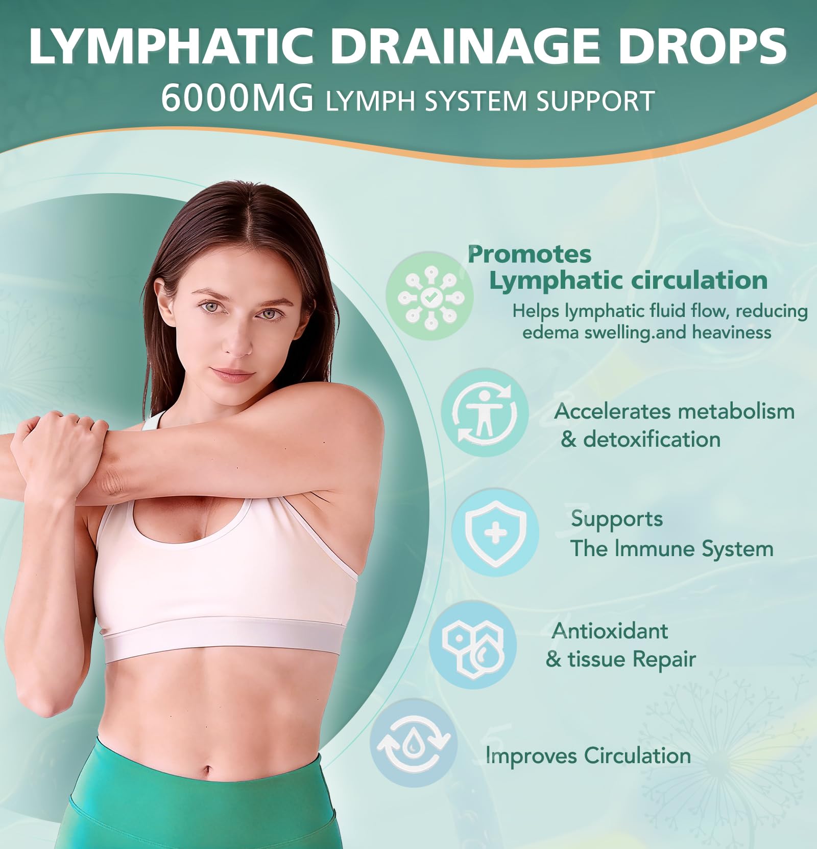 MaxHemp Liposomal Lymphatic Drainage Drops: 23 in 1 Lymphatic Drainage Supplements, Rich in Echinacea, Artichoke,Burdock Root,Elderberry for Lymphatic, Lungs, Liver Cleanse Detox & Repair, 2 fl oz - Maple Wellness Supplements