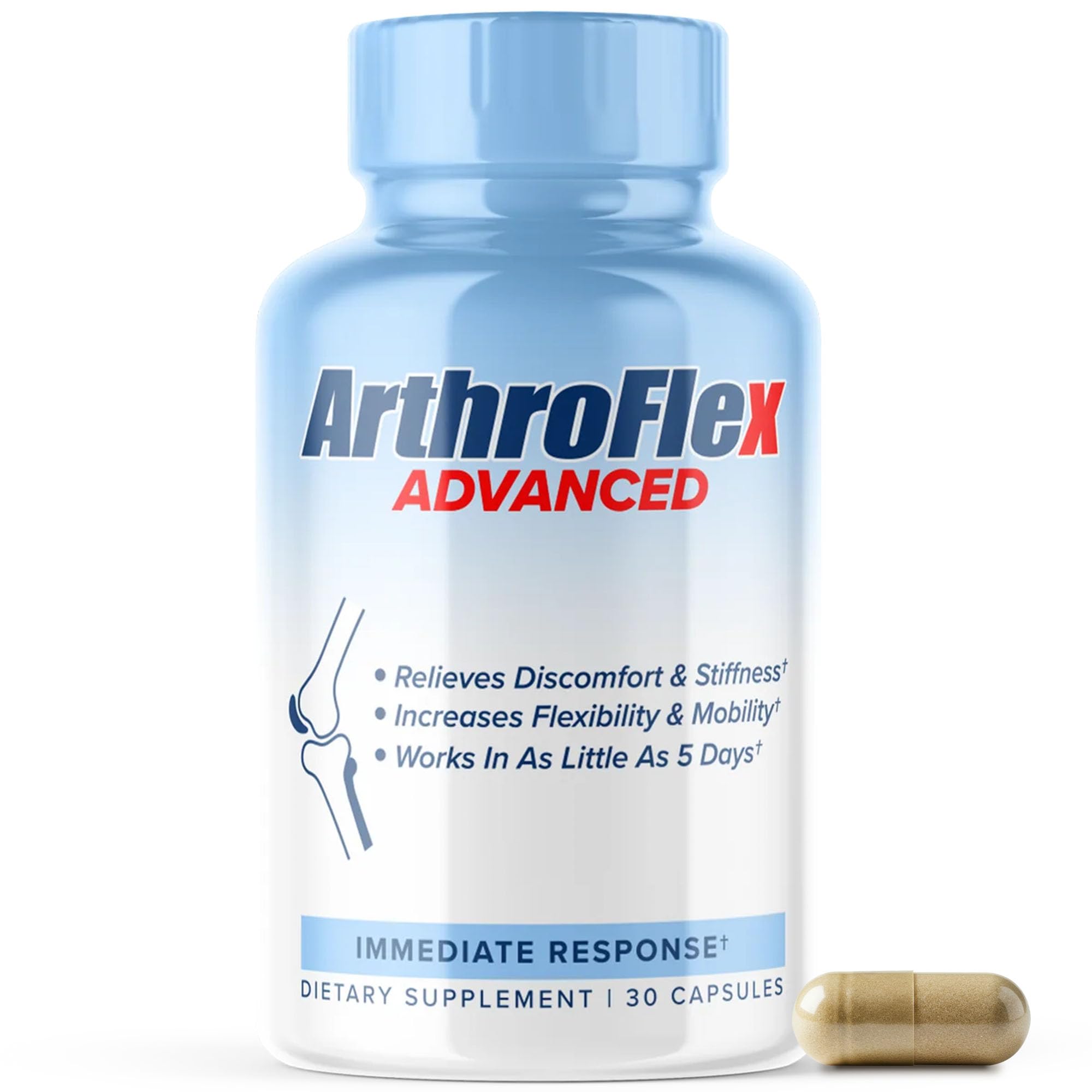 MAXLIFE NATURALS ArthroFlex Advanced Joint Health Supplement – 30 Capsules - Vital Joint Supplements for Women and Men, Type II Collagen Cartilage Supplement, Made in USA Health Care Supplements - TrustMedUSA