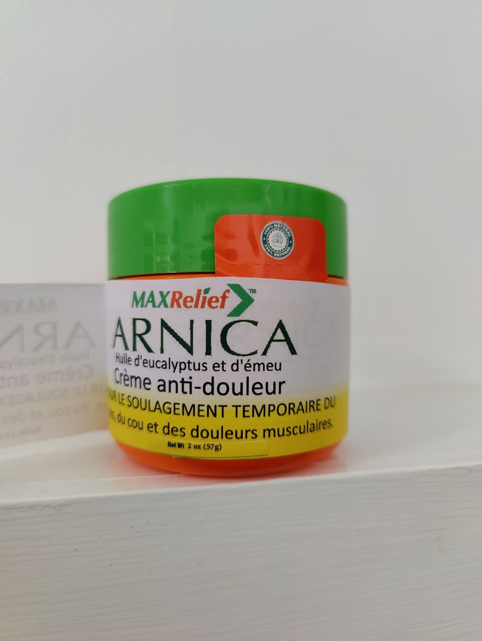 MaxRelief Arnica Montana Pain Cream - Advanced Formula for Deep Relief - Soothe Knee, Joint & Muscle Pain - Reduce Swelling, Joint Inflammation Fibromyalgia & Plantar Fasciitis Relief - Emu Oil 2oz - TrustMedUSA