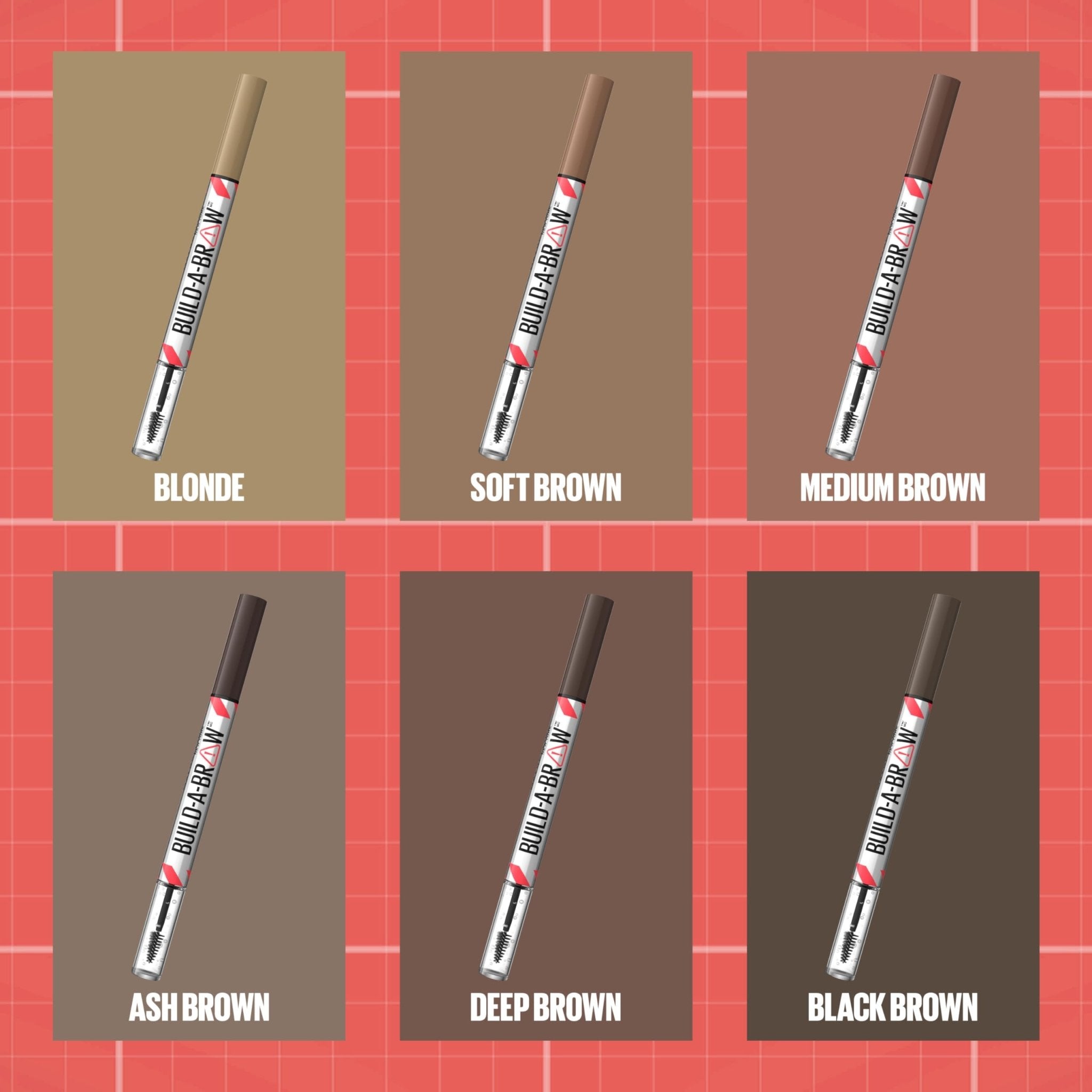 Maybelline Build-A-Brow 2-in-1 Brow Pen and Sealing Eyebrow Gel, Eyebrow Makeup for Real-Looking, Fuller Brows, Black Brown, 1 Count - TrustMedUSA