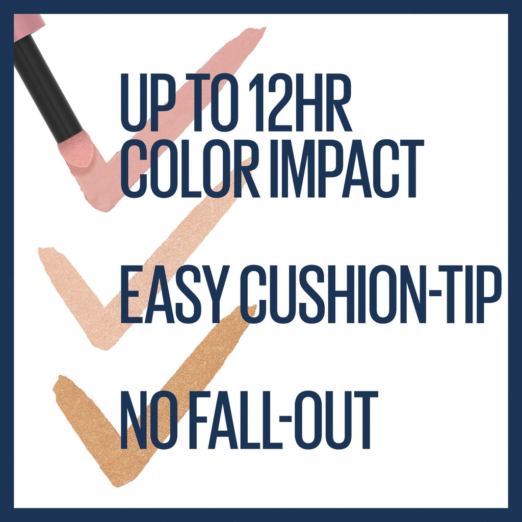 Maybelline New York Color Strike Eye Shadow Pen, Cream To Powder Finish, 30 Spark - TrustMedUSA