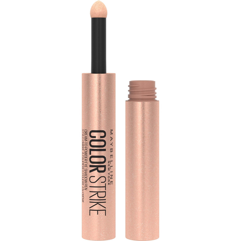 Maybelline New York Color Strike Eye Shadow Pen, Cream To Powder Finish, 30 Spark - TrustMedUSA