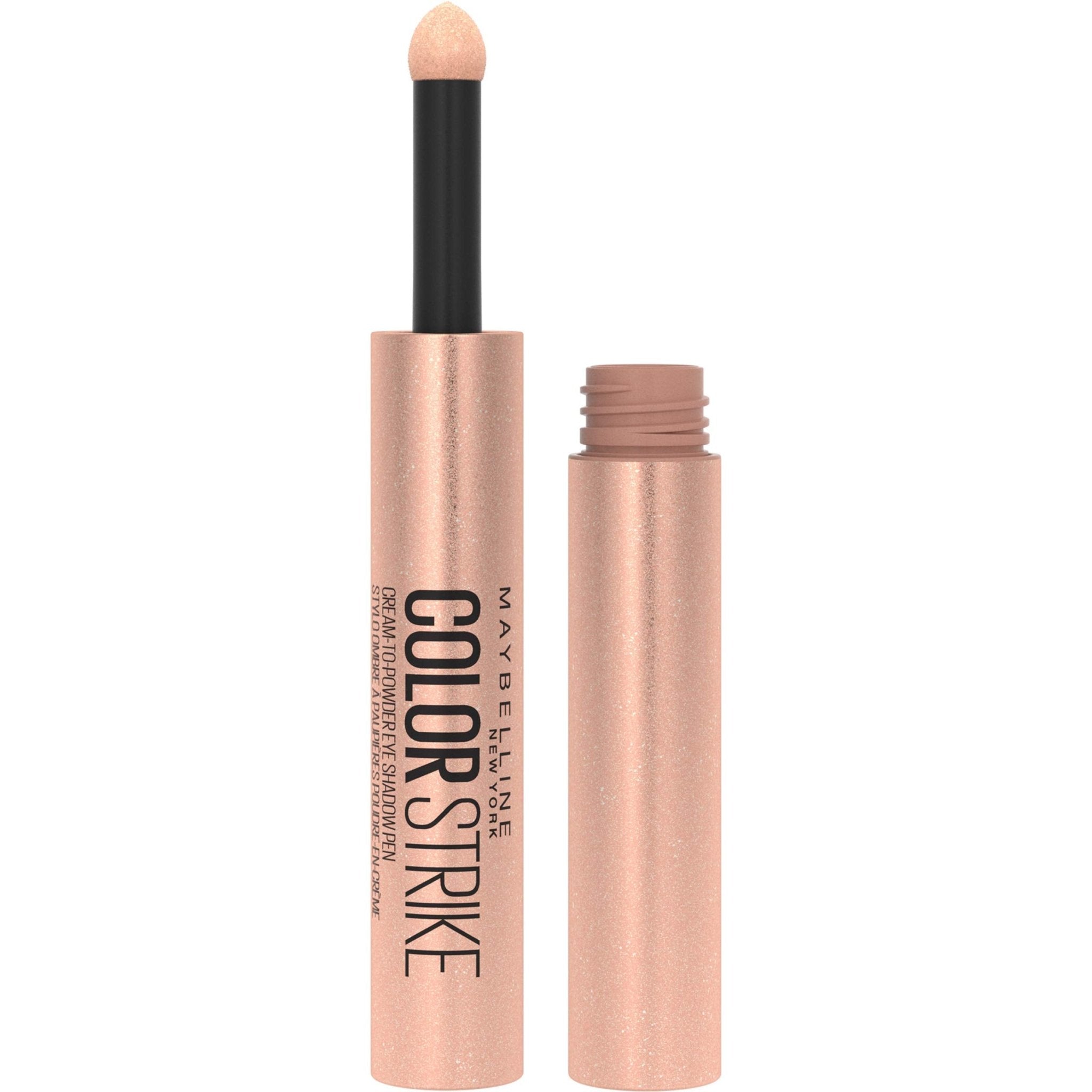 Maybelline New York Color Strike Eye Shadow Pen, Cream To Powder Finish, 30 Spark - TrustMedUSA