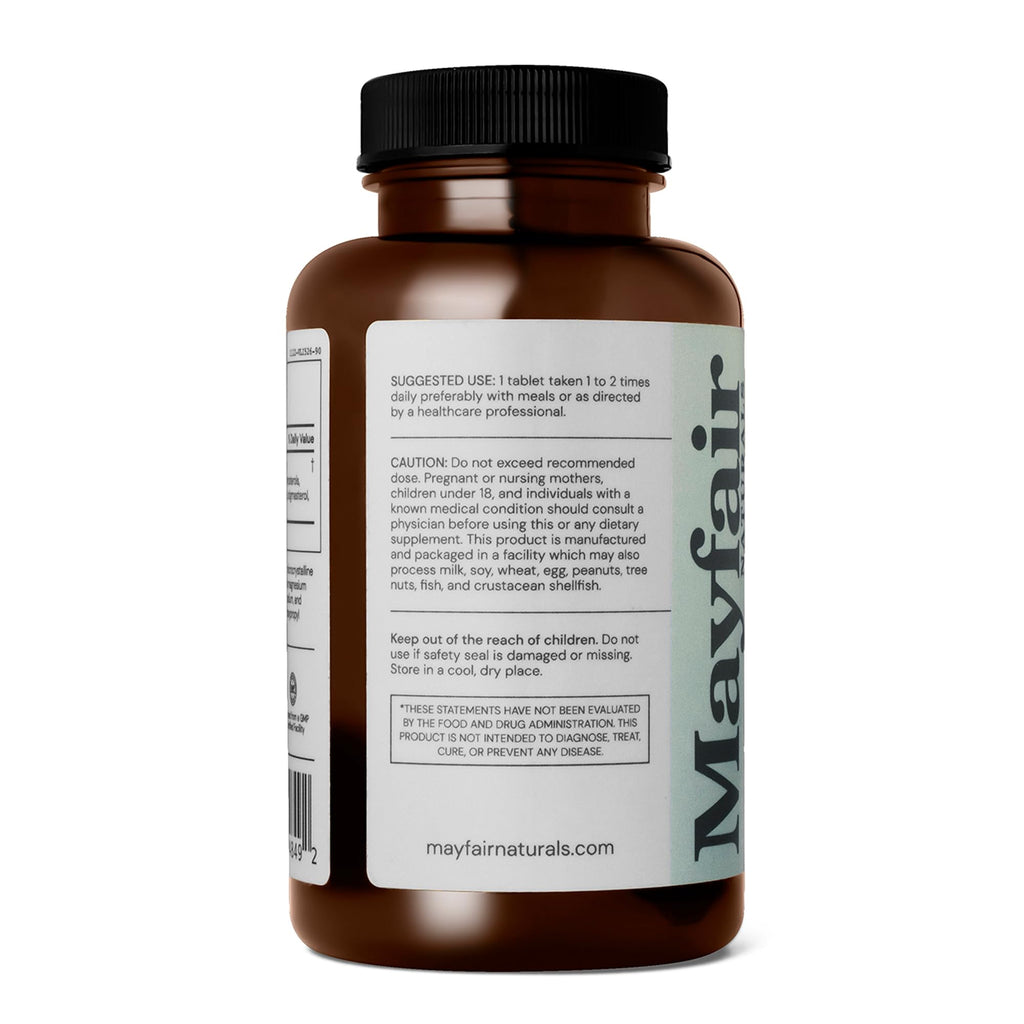 Mayfair Naturals Beta Sitosterol Complex (2 Pack), 500mg, Plant Sourced, 90 Tablets Each (180 Total), Comprehensive Support Supplement - TrustMedUSA