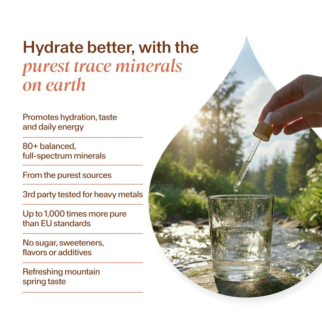 MAYU Trace Mineral Drops - 1 Bottle - 80+ Full-Spectrum Ionic Minerals for Water - Great-Tasting Mineral Supplement for Hydration - Magnesium, Potassium & Zinc - No Additives - 30 Servings - TrustMedUSA