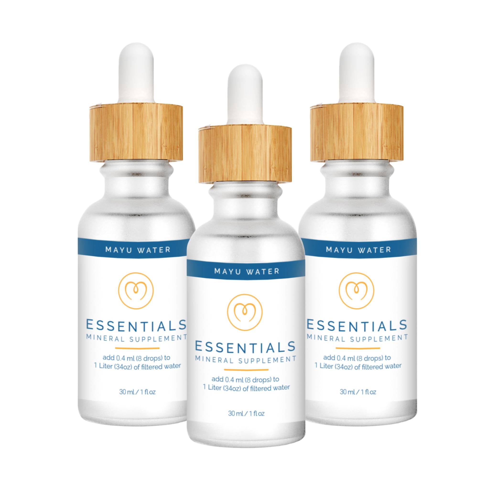 MAYU Trace Mineral Drops, 3 Bottles, Great-Tasting Hydration & Daily Energy, 80+ Full-Spectrum Trace Minerals, Third-Party Tested, Exceeds EU Standards, Magnesium, Potassium & Chloride, No Additives - TrustMedUSA