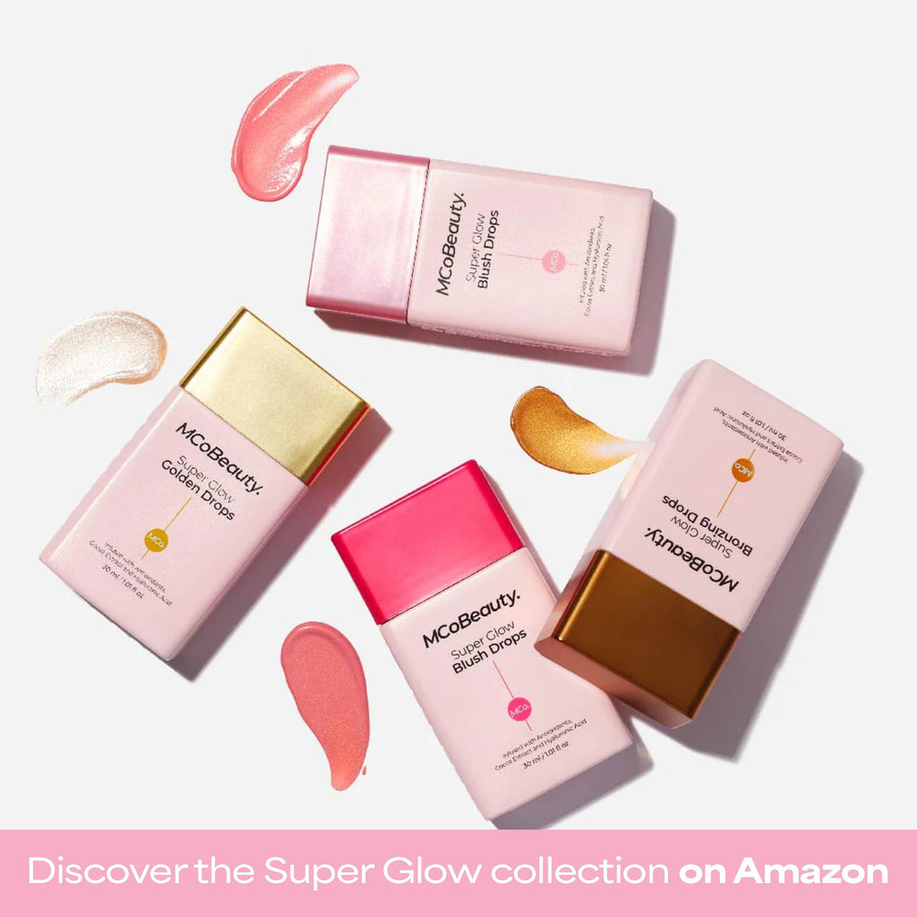 MCoBeauty - Super Glow Bronzing Drops - Effortless Face Tan with Shimmer Formula - Face Care, Bronze Drops - Contains Hyaluronic Acid, White Tea Extract, Cocoa Extract and More - TrustMedUSA