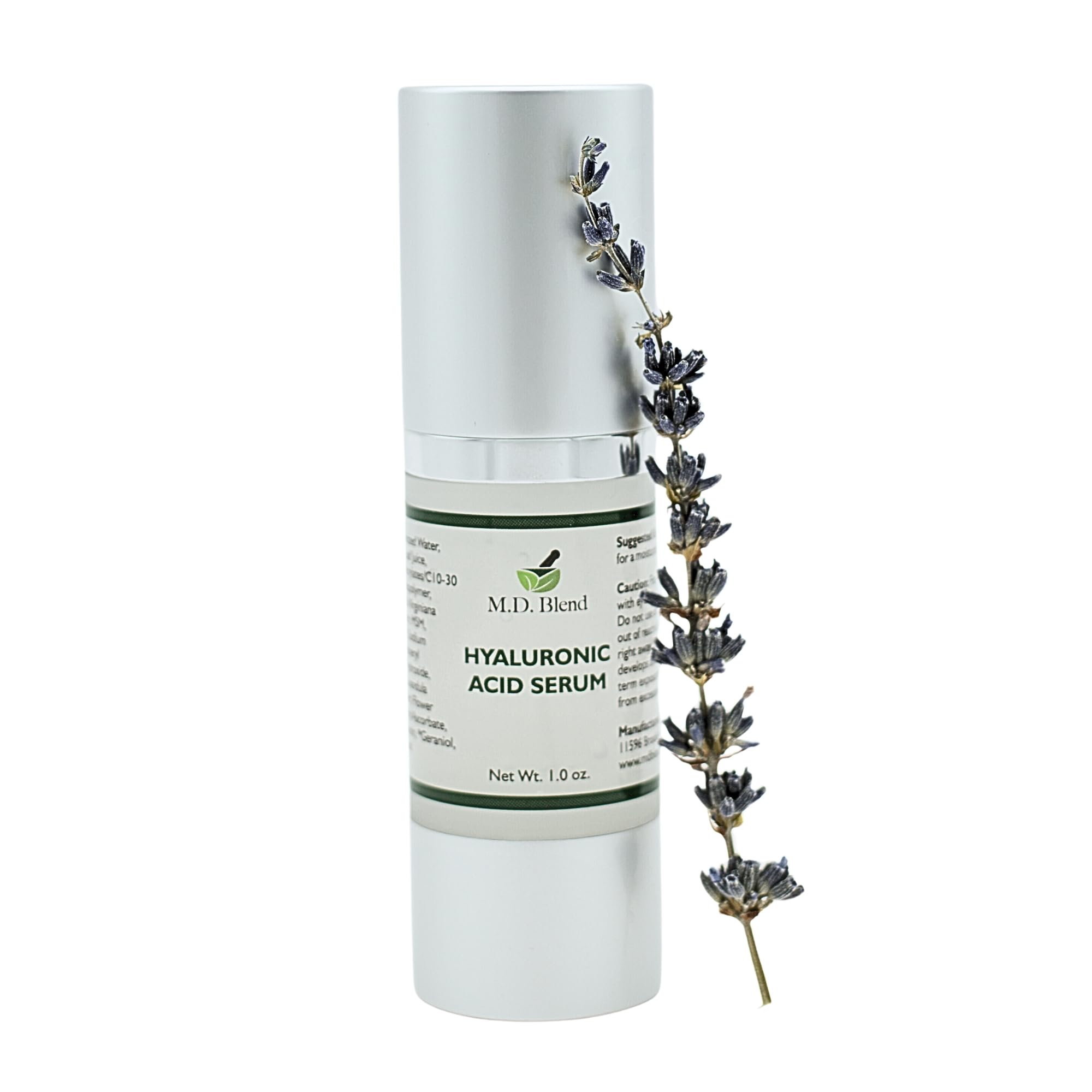 M.D. Blend Wellness Bundle with joint health supplement (120 capsules) & lightweight face hydrating hyaluronic acid serum (30 ml) featuring an airless pump, daily wellness skincare + joint support duo - TrustMedUSA