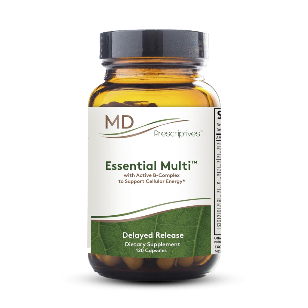 MD Prescriptives - Essential Multi (Delayed Release) - Multivitamin Mineral Complex Supplement for Enhanced Hormone Support - 120 Capsules - TrustMedUSA