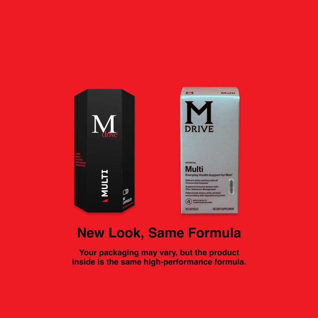 Mdrive Elite Multi - Natural Energy, Strength, Stress Relief, Lean Muscle, Immune Health Support from Zinc, Selenium, Manganese & Vitamin D, Enzymes for Digestive Support - TrustMedUSA