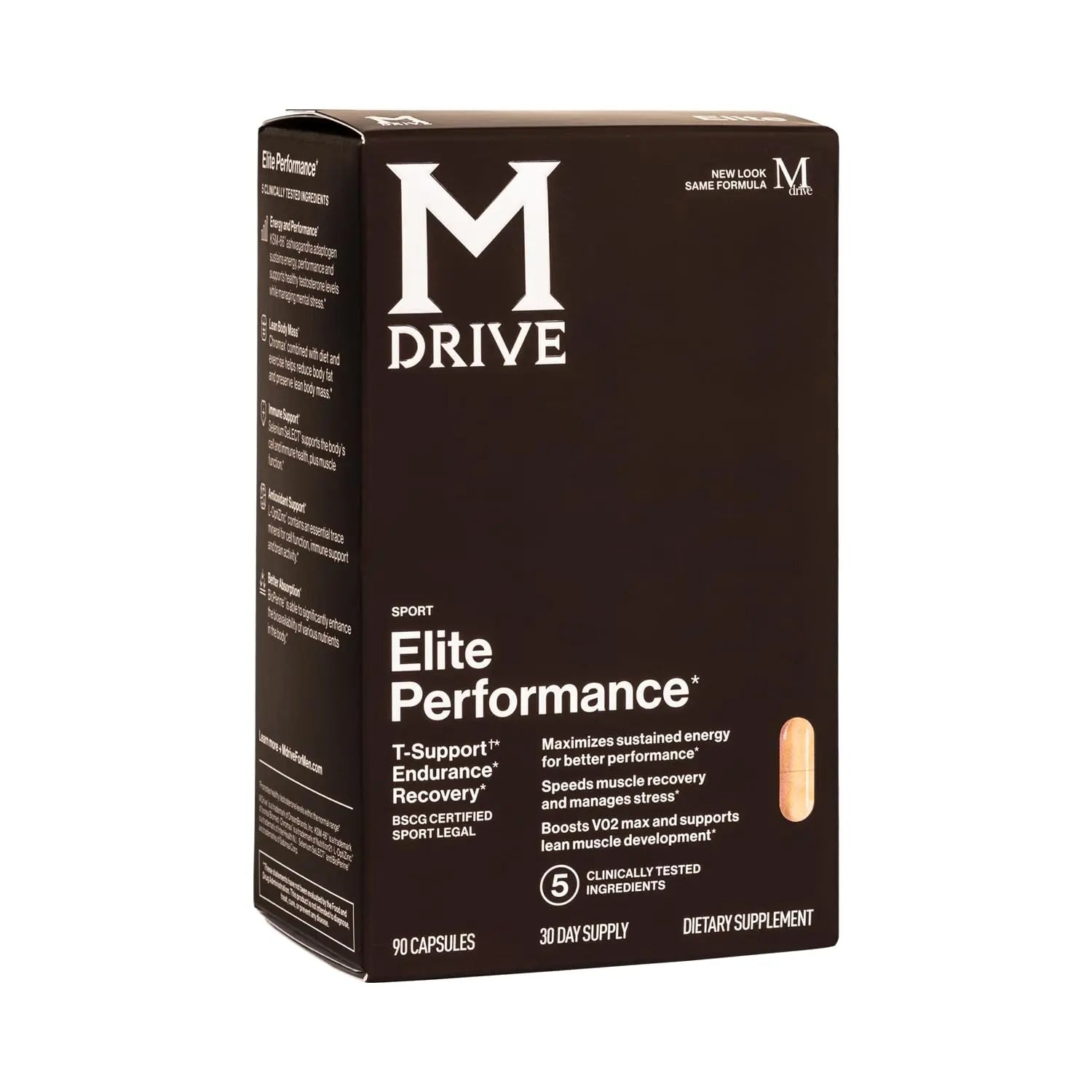 Mdrive Elite Multi - Natural Energy, Strength, Stress Relief, Lean Muscle, Immune Health Support from Zinc, Selenium, Manganese & Vitamin D, Enzymes for Digestive Support - TrustMedUSA