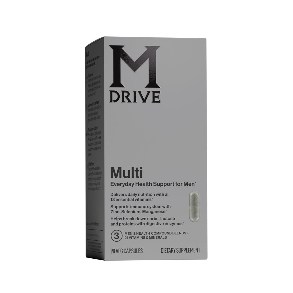 Mdrive Multivitamin for Men, Daily Multivitamin - Immune Health Support from Zinc, Selenium, Manganese & Vitamin D, Enzymes for Digestive Support, CoQ10 for Energy and Vitamin K2, 90 Capsules - TrustMedUSA