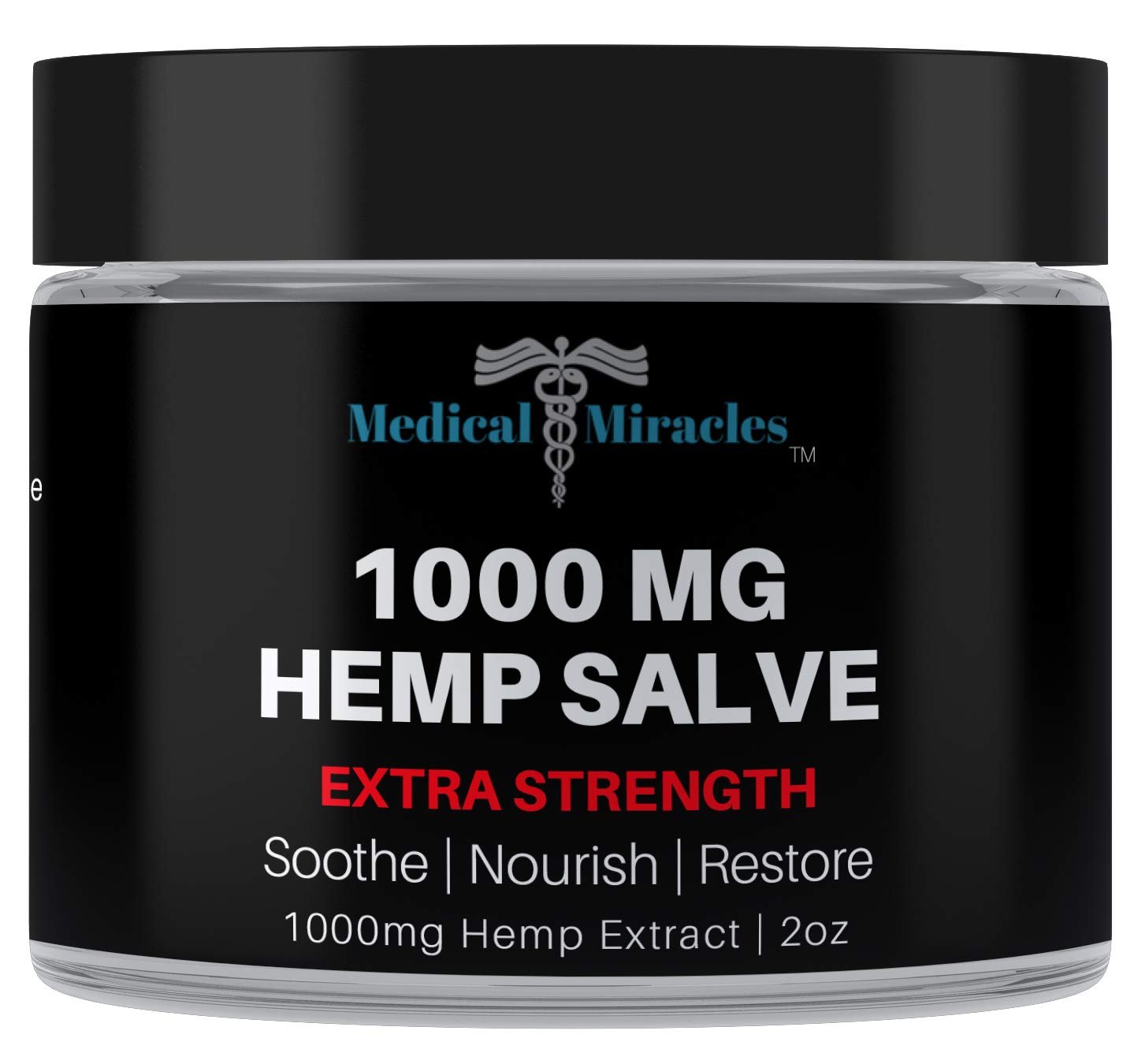 Medical Miracles Hemp 1000 Mg Extra Strength Healing Salve. Topical Salve for Skin Application. - TrustMedUSA